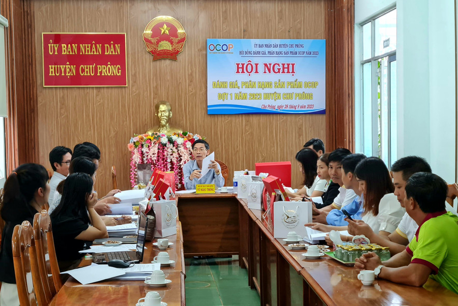 Chư Prông đánh giá, phân hạng sản phẩm 4 sản phẩm OCOP ảnh 1 Chư Prông đánh giá, phân hạng sản phẩm 4 sản phẩm OCOP ảnh 1