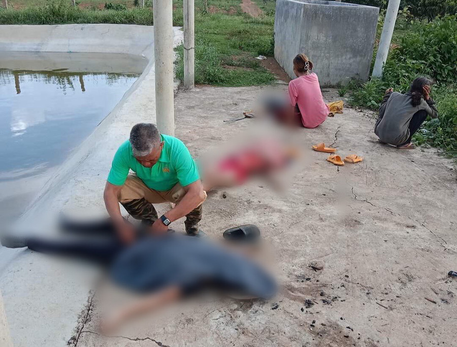 Hiện trường vụ đuối nước. Ảnh: Việt Lê Hiện trường vụ đuối nước. Ảnh: Việt Lê