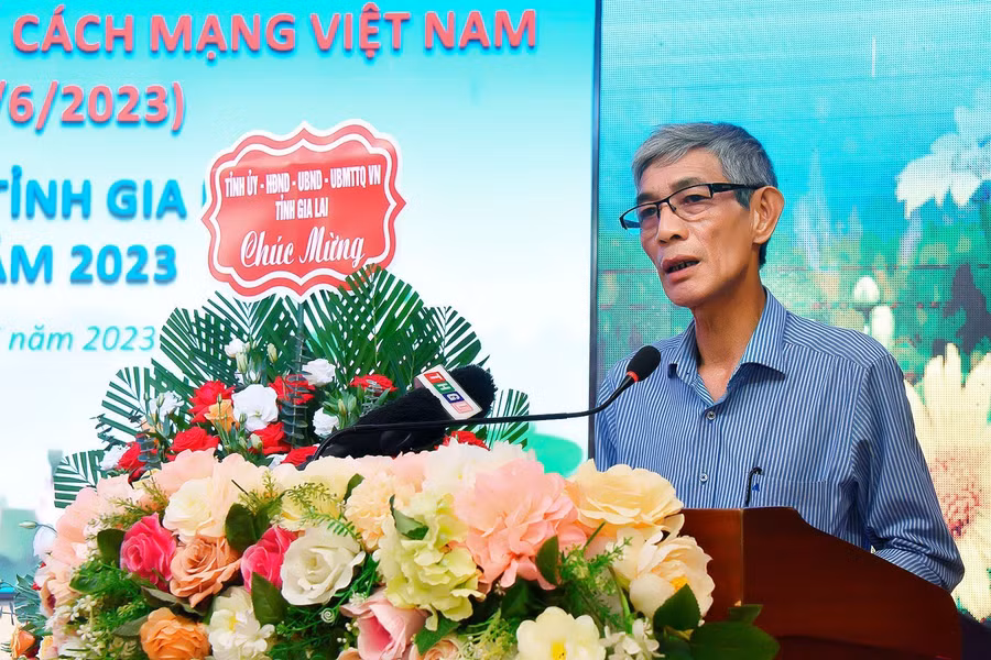 Giám đốc Sở Thông tin và Truyền thông Nguyễn Ngọc Hùng phát biểu tại buổi tọa đàm. Ảnh: Đức Thụy