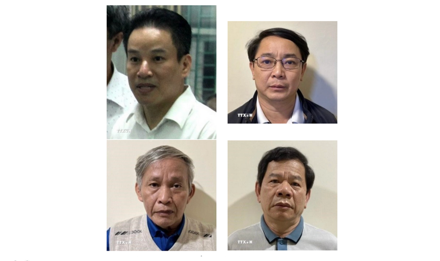 Từ trên xuống dưới, từ trái qua phải: Ông Nguyễn Thế Bình, ông Hà Hoàng Việt Phương, ông Cao Khoa và ông Đặng Văn Minh. (Nguồn: TTXVN) Từ trên xuống dưới, từ trái qua phải: Ông Nguyễn Thế Bình, ông Hà Hoàng Việt Phương, ông Cao Khoa và ông Đặng Văn Minh. (Nguồn: TTXVN)