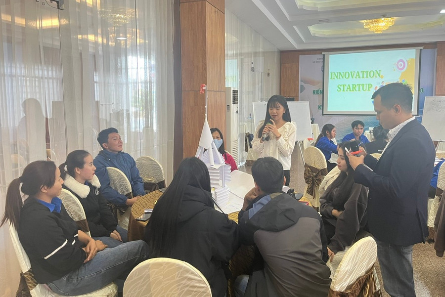 Quang cảnh khóa đào tạo. Ảnh: Kỳ Anh Quang cảnh khóa đào tạo. Ảnh: Kỳ Anh