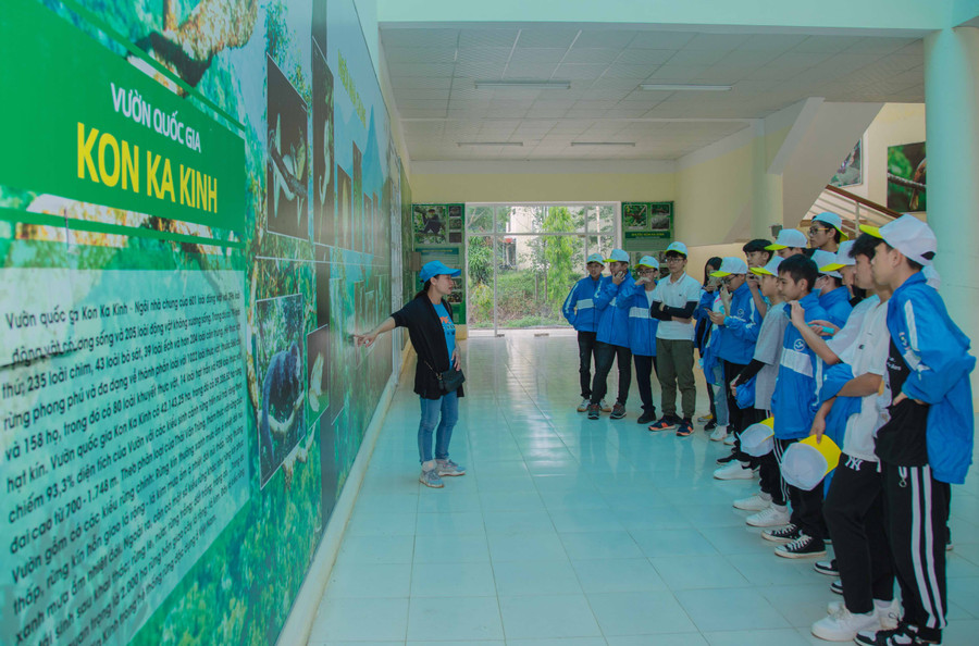 Vườn Quốc gia Kon Ka Kinh có nhiều yếu tố rất phù hợp với loại hình du lịch học đường. Ảnh: Hoàng Phương Vườn Quốc gia Kon Ka Kinh có nhiều yếu tố rất phù hợp với loại hình du lịch học đường. Ảnh: Hoàng Phương
