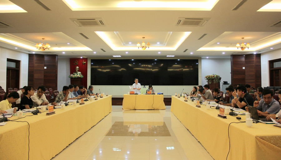 Quang cảnh cuộc họp. Ảnh: Hoàng Thảo Quang cảnh cuộc họp. Ảnh: Hoàng Thảo