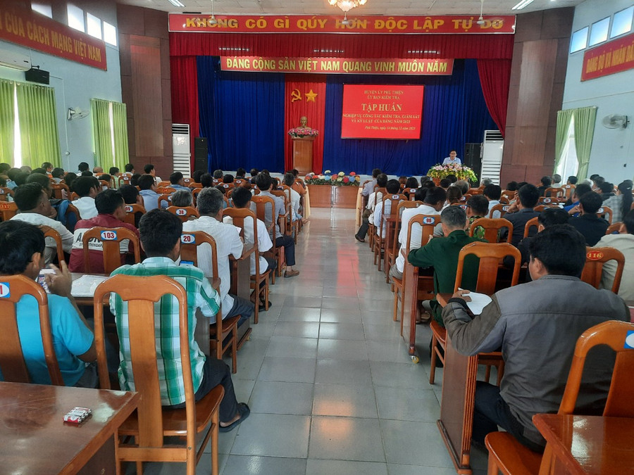 Quang cảnh hội nghị tập huấn. Ảnh: Hoa Mai