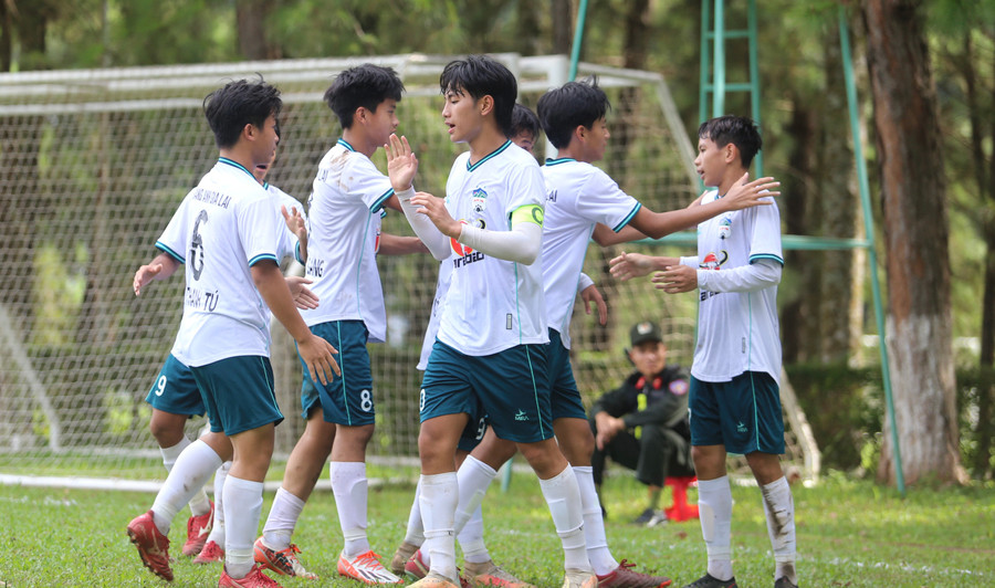 U15 HAGL đã bị cầm chân. Ảnh: Văn Ngọc U15 HAGL đã bị cầm chân. Ảnh: Văn Ngọc
