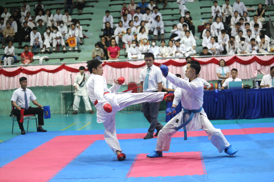 Các VĐV sẽ thi đấu để tranh 30 bộ huy chương ở 2 lứa tuổi. Ảnh: Văn Ngọc Các VĐV sẽ thi đấu để tranh 30 bộ huy chương ở 2 lứa tuổi. Ảnh: Văn Ngọc