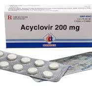 Acyclovir 200mg. Ảnh minh họa