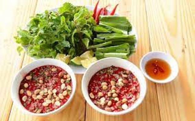 Tiết canh heo. Ảnh minh họa Tiết canh heo. Ảnh minh họa