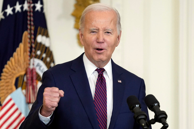 Tổng thống Mỹ Joe Biden tại Nhà Trắng ngày 19-1. Ảnh: AP Tổng thống Mỹ Joe Biden tại Nhà Trắng ngày 19-1. Ảnh: AP