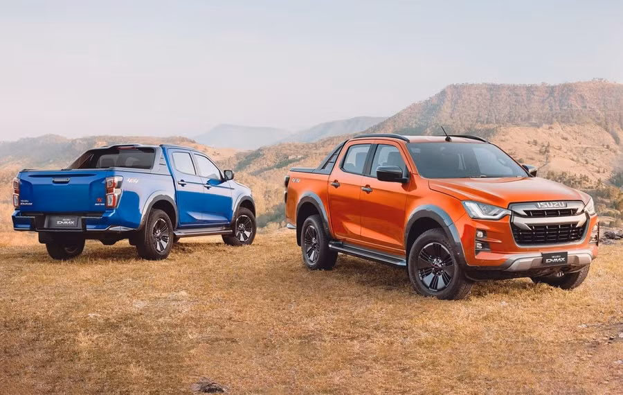 Isuzu D-Max và mu-X là hai mẫu xe nổi tiếng về độ bền bỉ và phong cách thiết kế thực dụng. Ảnh: Isuzu