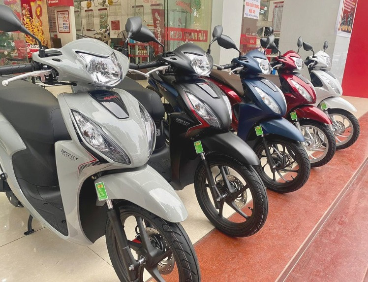 Một cửa hàng xe máy tại Việt Nam Một cửa hàng xe máy tại Việt Nam