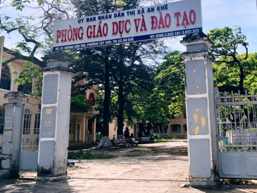 Trụ sở Phòng GDĐT thị xã An Khê. Ảnh: Lê Anh Trụ sở Phòng GDĐT thị xã An Khê. Ảnh: Lê Anh