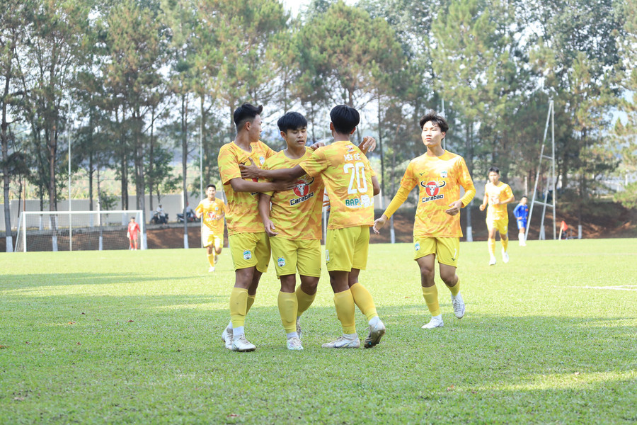 U19 HAGL đã có chiến thắng tối thiểu trước U19 Kon Tum. Ảnh: Phan Hiền