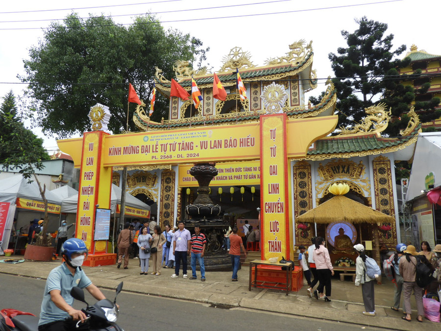 Tịnh xá Ngọc Phúc (TP. Pleiku), nơi đăng cai tổ chức Đại lễ Tự tứ tăng và Vu Lan báo hiếu Phật lịch 2568-Dương lịch 2024. Ảnh Thanh Nhật Tịnh xá Ngọc Phúc (TP. Pleiku), nơi đăng cai tổ chức Đại lễ Tự tứ tăng và Vu Lan báo hiếu Phật lịch 2568-Dương lịch 2024. Ảnh Thanh Nhật