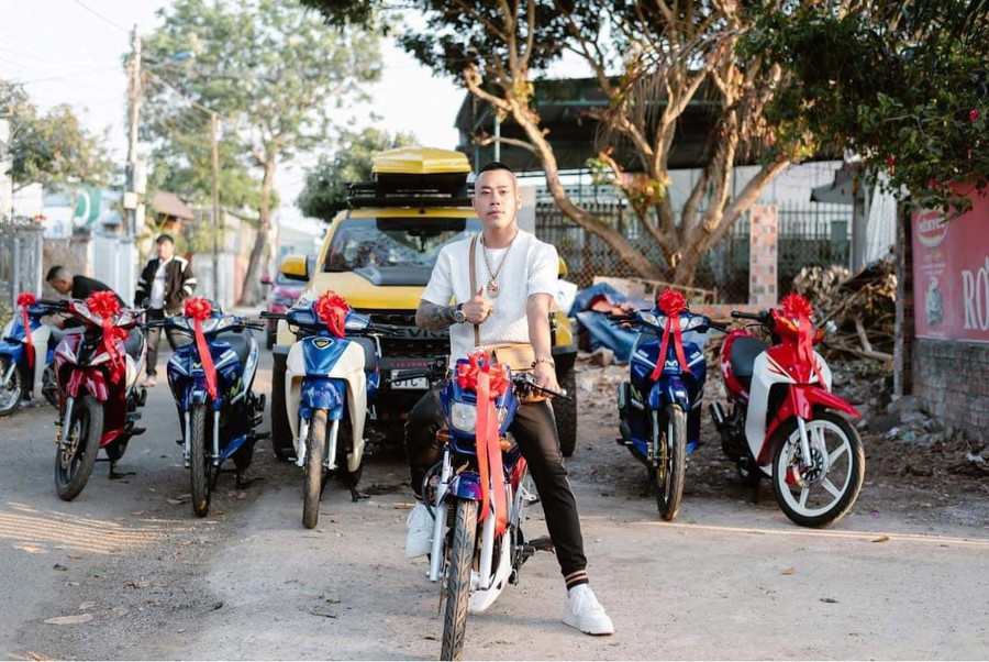 Nguyễn Hữu Thiện là người buôn bán xe máy thể thao hạng sang nổi tiếng tại TP. Pleiku. Ảnh: Công an cung cấp