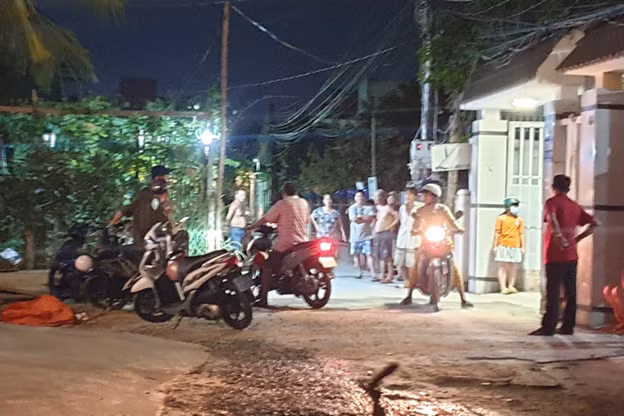 Nơi xảy ra vụ tai nạn. (Ảnh A.H.)