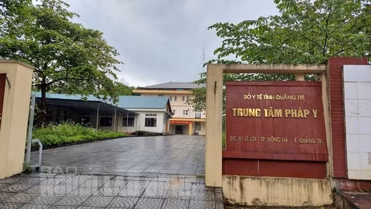 Trung tâm pháp y tỉnh Quảng Trị, nơi ông Nguyễn Đình Cương làm giám đốc