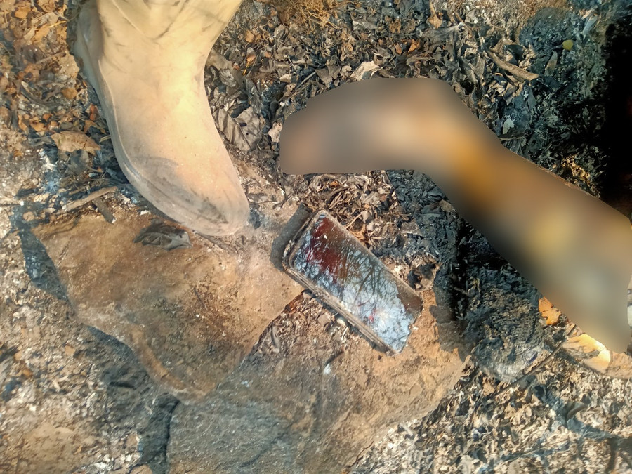 Hiện trường vụ việc. Ảnh: Người dân cung cấp Hiện trường vụ việc. Ảnh: Người dân cung cấp