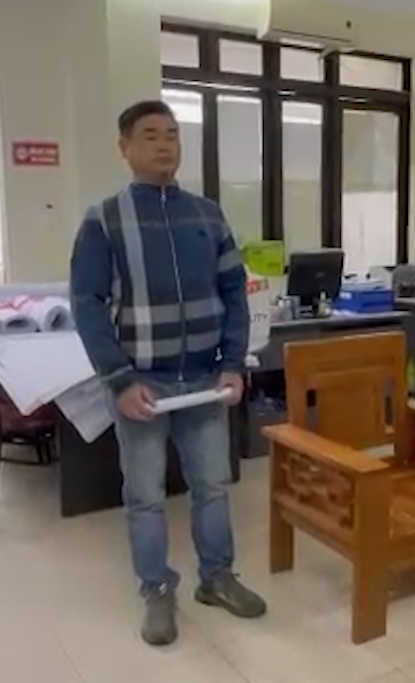 Bị can Lộc Văn Thế. Bị can Lộc Văn Thế.