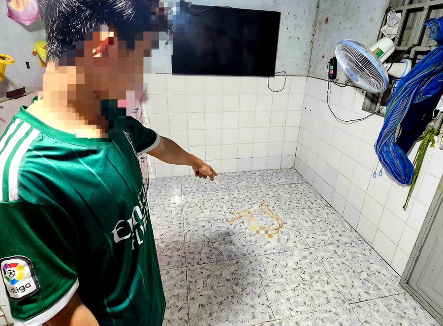 Hiện trường vụ người phụ nữ bị chồng chích điện, đâm vào vùng kín