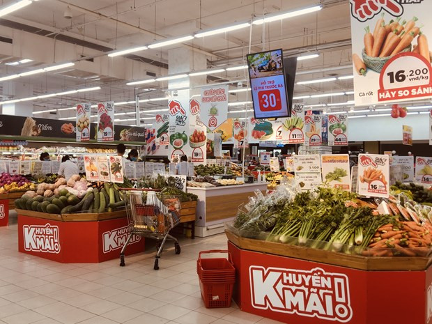 CPI bình quân 7 tháng tăng 3,12% so với cùng kỳ và lạm phát cơ bản tăng 4,65%. (Ảnh: PV/Vietnam+)