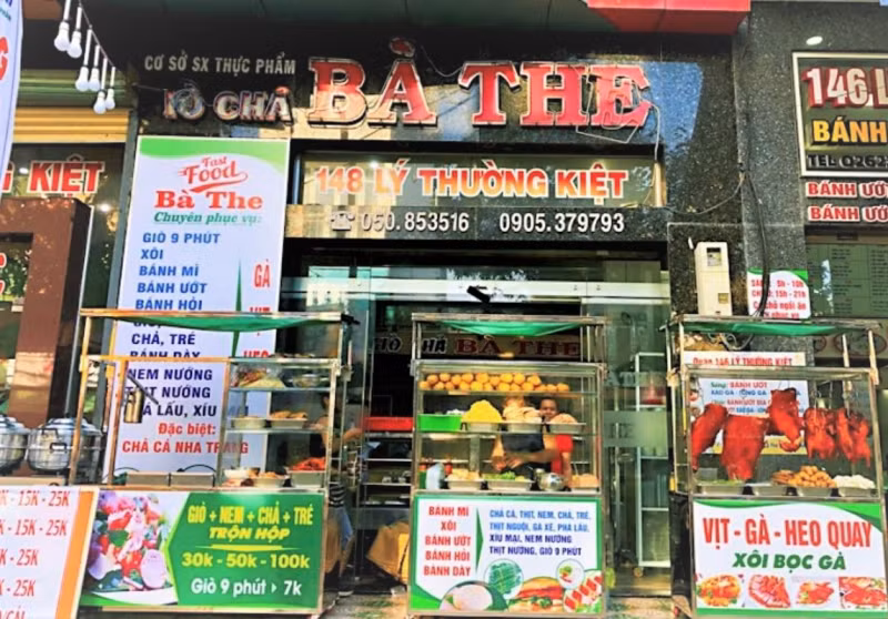 Cơ sở Hộ kinh doanh giò chả Bà The.