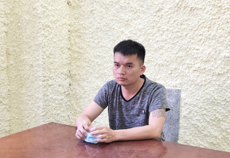 Nghi phạm bị cơ quan công an bắt giữ