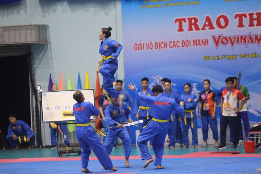 Ban tổ chức sẽ trao 22 bộ huy chương ở nội dung quyền. Ảnh: Văn Ngọc