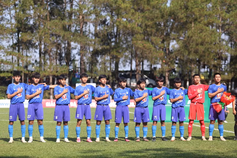 U17 LPBank Hoàng Anh Gia Lai đã giành vé vào vòng chung kết sớm 1 vòng đấu. Ảnh: Văn Ngọc