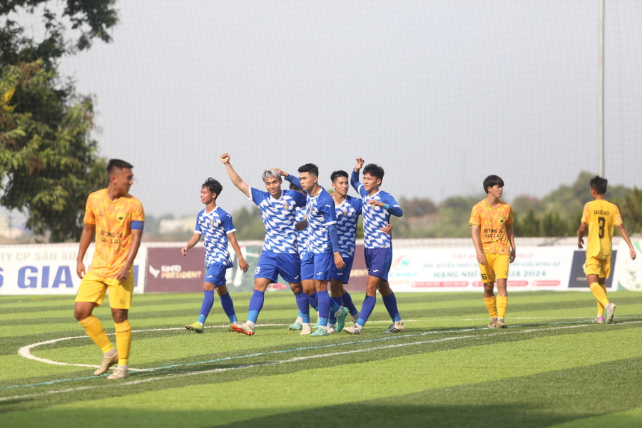 Bắc Ninh có chiến thắng khá dễ dàng trước Tây Nguyên Gia Lai. Ảnh: Văn Ngọc