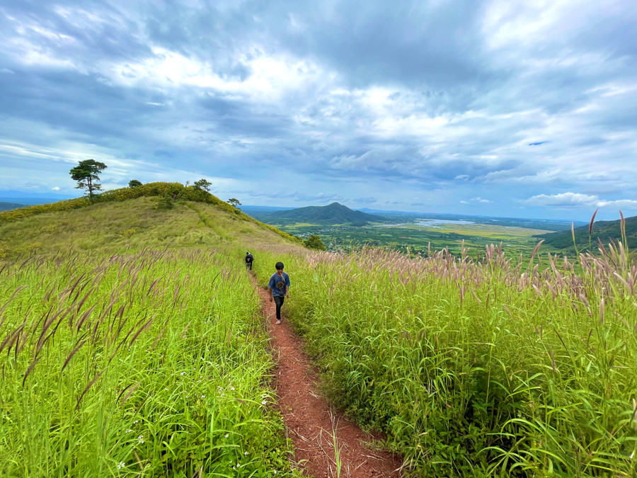 &quot;Sống khủng long&quot; trên đỉnh núi Chư Đang Ya gây ấn tượng với du khách. Ảnh: Văn Ngọc