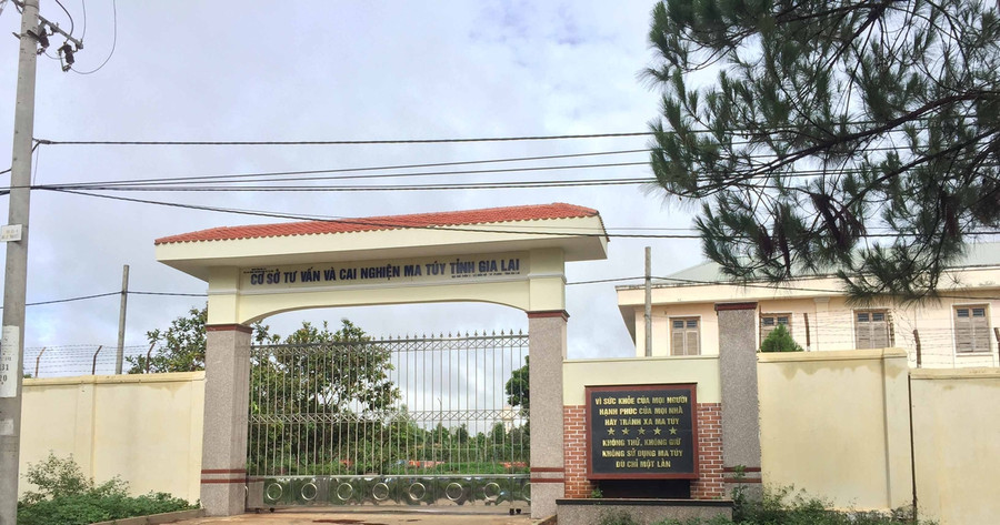 Trụ sở Cơ sở tư vấn và Cai nghiện ma túy tỉnh Gia Lai. Ảnh: Thiên Đăng