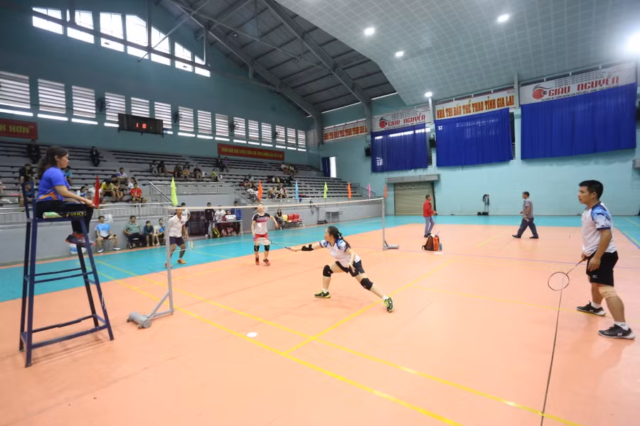 Các trận đấu đã diễn ra hấp dẫn với chất lượng chuyên môn cao. Ảnh: Văn Ngọc