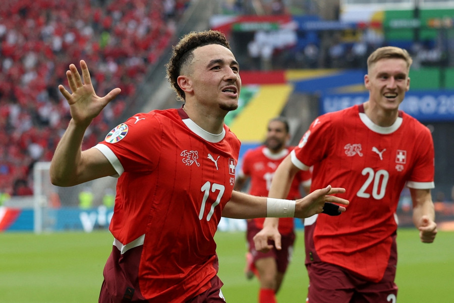Thụy Sỹ đã hạ gục Italia để bước vào tứ kết. Ảnh: UEFA Thụy Sỹ đã hạ gục Italia để bước vào tứ kết. Ảnh: UEFA