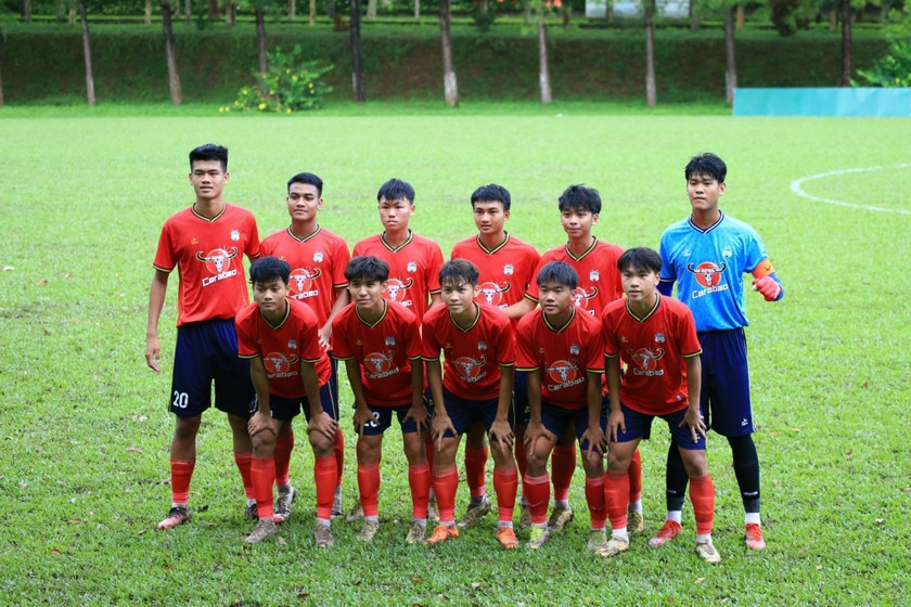 Các cầu thủ U21 LPBank Hoàng Anh Gia Lai đã có 1 năm kinh nghiệm tại đấu trường này. Ảnh: Văn Ngọc