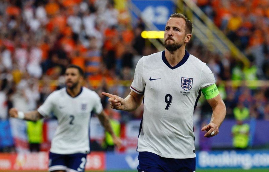 Harry Kane ghi bàn gỡ hòa cho Tam Sư từ khá sớm. Ảnh: UEFA Harry Kane ghi bàn gỡ hòa cho Tam Sư từ khá sớm. Ảnh: UEFA