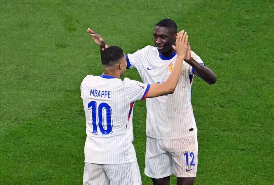 Pháp đã dội gáo nước lạnh cho Tây Ban Nha với bàn thắng của Muani. Ảnh: UEFA