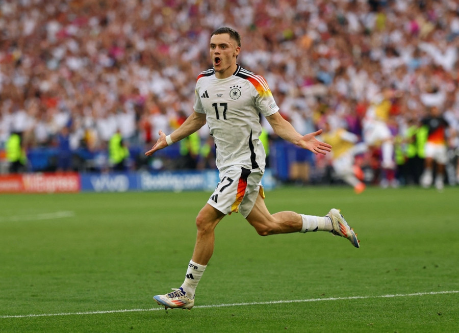 Florian Wirtz đã tỏa sáng mang về bàn gỡ cho người Đức. Ảnh: UEFA Florian Wirtz đã tỏa sáng mang về bàn gỡ cho người Đức. Ảnh: UEFA