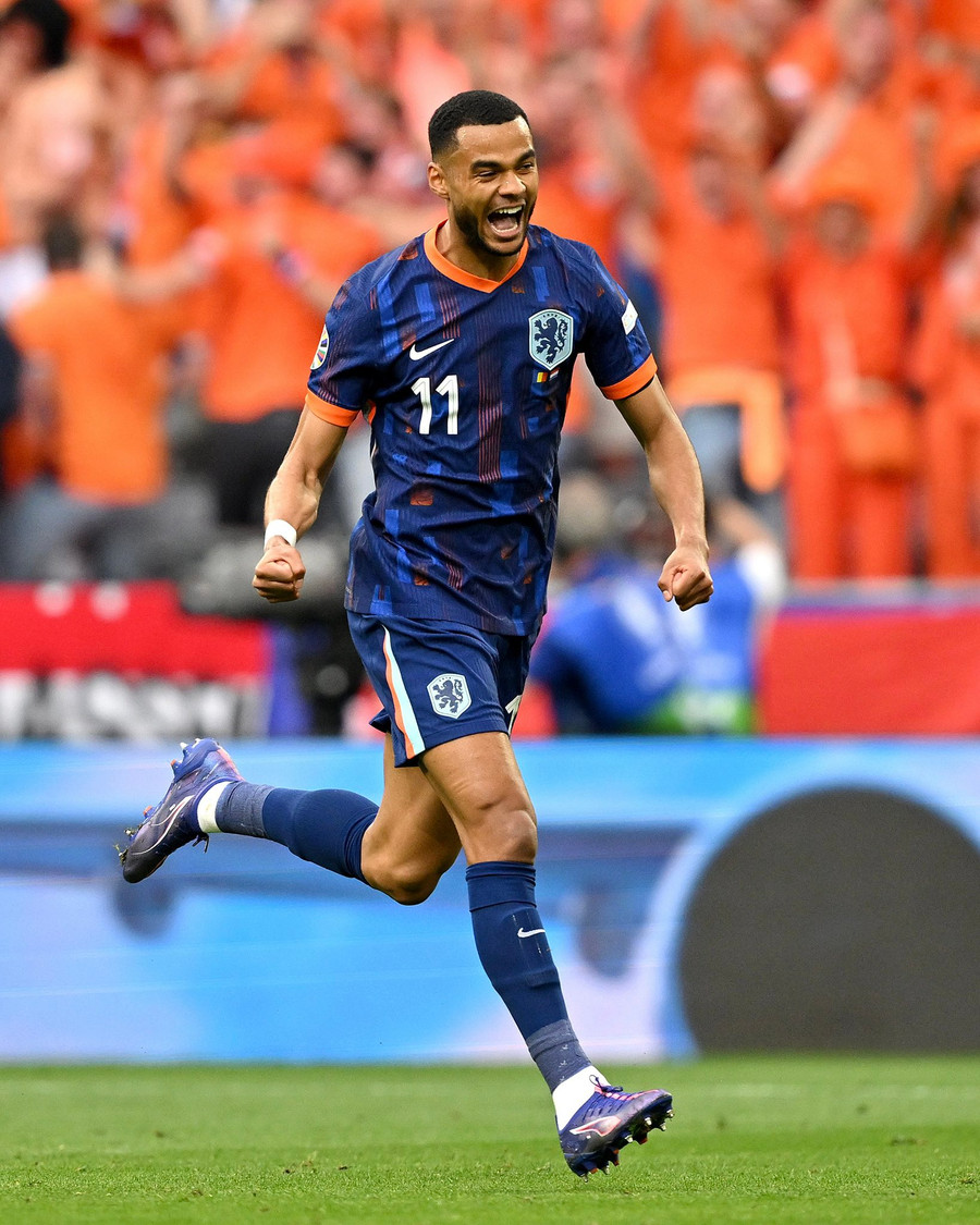 Cody Gakpo tỏa sáng với bàn thắng mở tỷ số 1-0 cho Hà Lan. Ảnh: UEFA