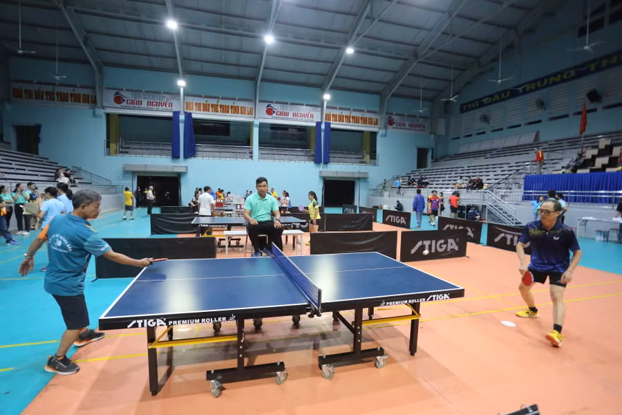 Các tay vợt sẽ thi đấu ở 8 nội dung. Ảnh: Văn Ngọc