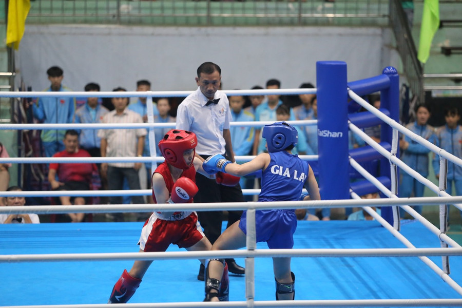 Các võ sĩ Gia Lai (phải) sẵn sàng cho các giải đấu quan trọng trong năm mới. Ảnh: Văn Ngọc Các võ sĩ Gia Lai (phải) sẵn sàng cho các giải đấu quan trọng trong năm mới. Ảnh: Văn Ngọc