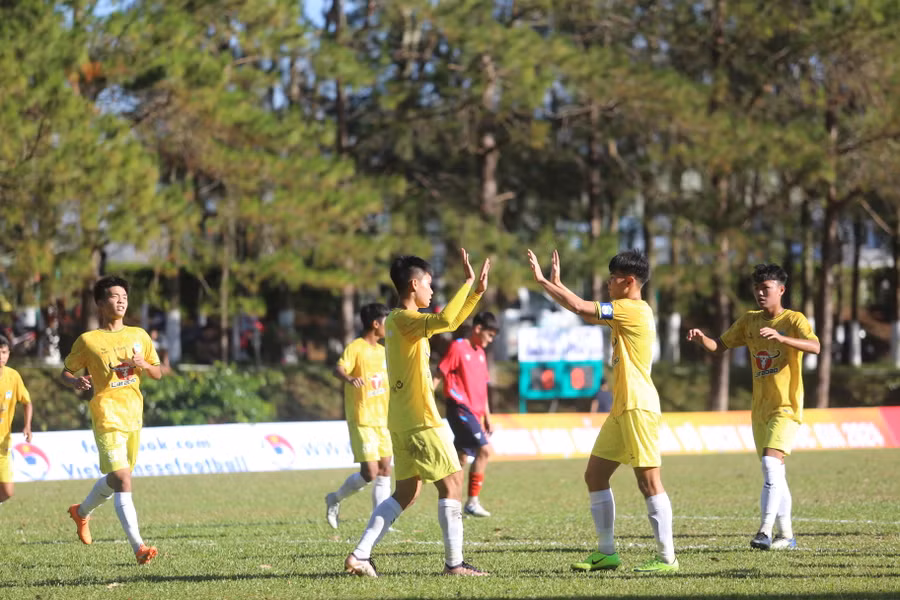 U19 LPBank HAGL đã có chiến thắng thứ 2 liên tiếp. Ảnh: Văn Ngọc