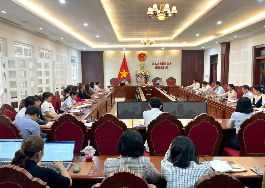 Quang cảnh buổi sơ kết. Ảnh: Lam Nguyên