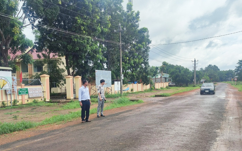 Trung tâm xã Ia Khai ngày một khang trang. Ảnh: Lam Nguyên Trung tâm xã Ia Khai ngày một khang trang. Ảnh: Lam Nguyên