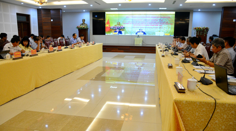 Quang cảnh phiên họp tại điểm cầu Gia Lai. Ảnh: Lam Nguyên Quang cảnh phiên họp tại điểm cầu Gia Lai. Ảnh: Lam Nguyên