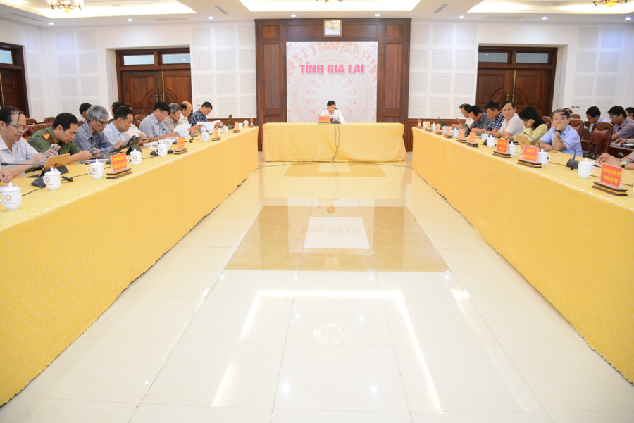 Quang cảnh phiên họp tại điểm cầu Gia Lai. Năm 2022, tỉnh Gia Lai có Chỉ số SIPAS xếp thứ 16/63 tỉnh thành, tăng 29 bậc so với năm 2021. Ảnh: Lam Nguyên Quang cảnh phiên họp tại điểm cầu Gia Lai. Năm 2022, tỉnh Gia Lai có Chỉ số SIPAS xếp thứ 16/63 tỉnh thành, tăng 29 bậc so với năm 2021. Ảnh: Lam Nguyên