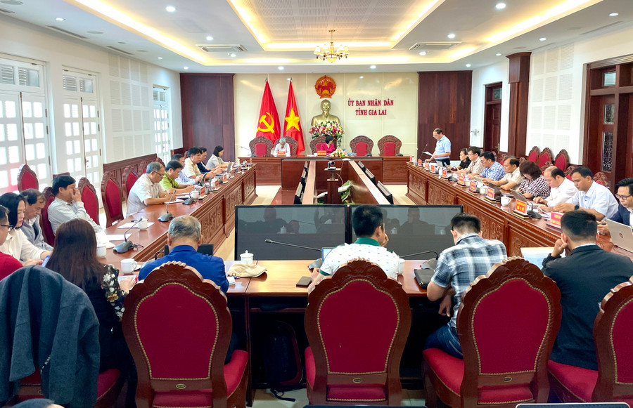 Quang cảnh buổi họp báo. Ảnh: Lam Nguyên