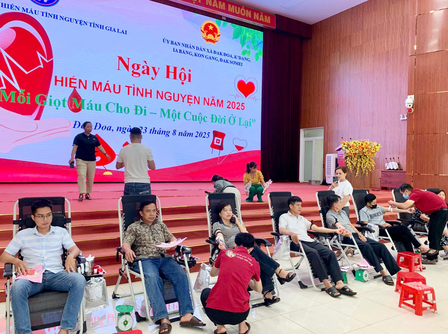 Người dân các xã: Đak Đoa, Ia Băng, Đak Sơmei, Kon Gang, Kdang tham gia HMTN. Ảnh: CTV z6936102184447-596892fbbeb00aeaf489f62a31384519.jpg