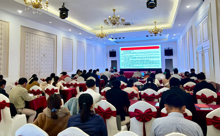 Quang cảnh lớp tập huấn. Ảnh: Như Nguyện z7051520620522-158908bd7e74feab860e126052a03843.jpg