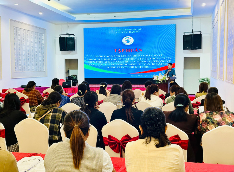 Quang cảnh lớp tập huấn. Ảnh: Như Nguyện z7139771303422-343e642c91645babebf14209a8154baf.jpg